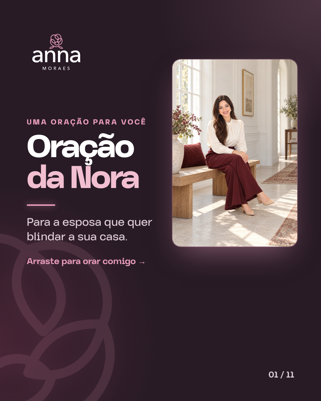 Primeira imagem do carrossel da oração.